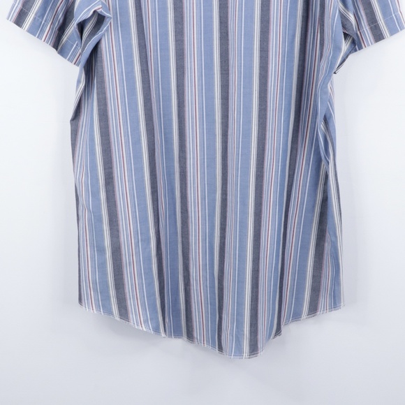 80s Mens XL Double Pocket Pearl Snap Western Shirt - Picture 7 of 14